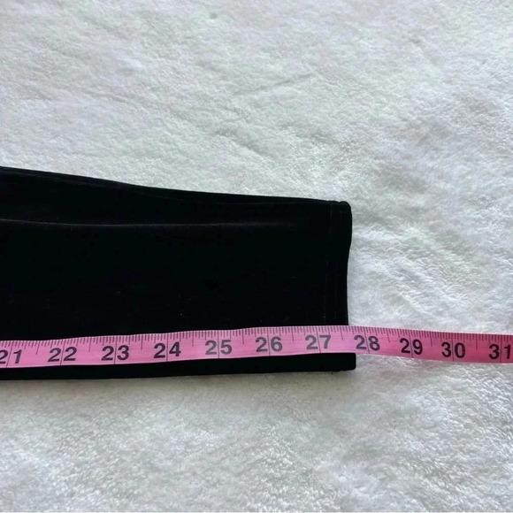 Spanx Tight Legging Pant High Rise Velvet Velour Black Pull-On Full Length XL - Picture 13 of 14